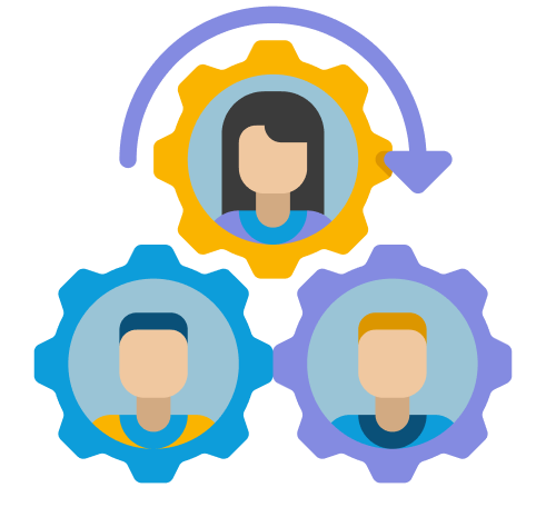 A team of three people, working together efficiently to deliver seamless solutions